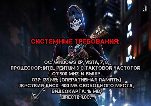 Системные требования кс 1.6